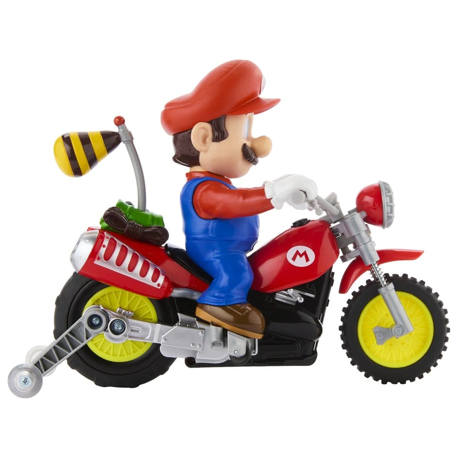 The Super Mario Galaxy Movie Hot Wheels RC Vehicle Mario Wheelie Motocross product photo