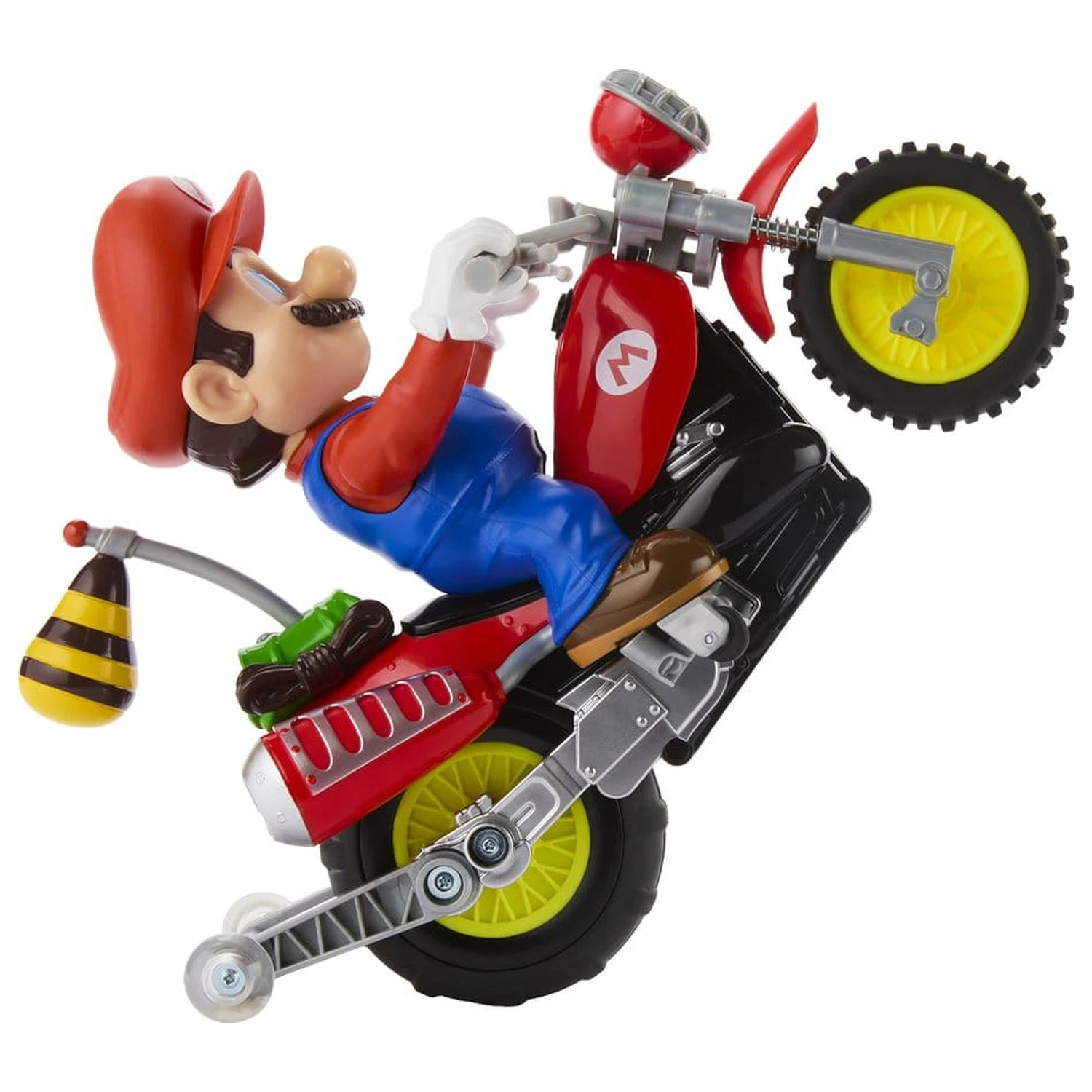 The Super Mario Galaxy Movie Hot Wheels RC Vehicle Mario Wheelie Motocross product photo