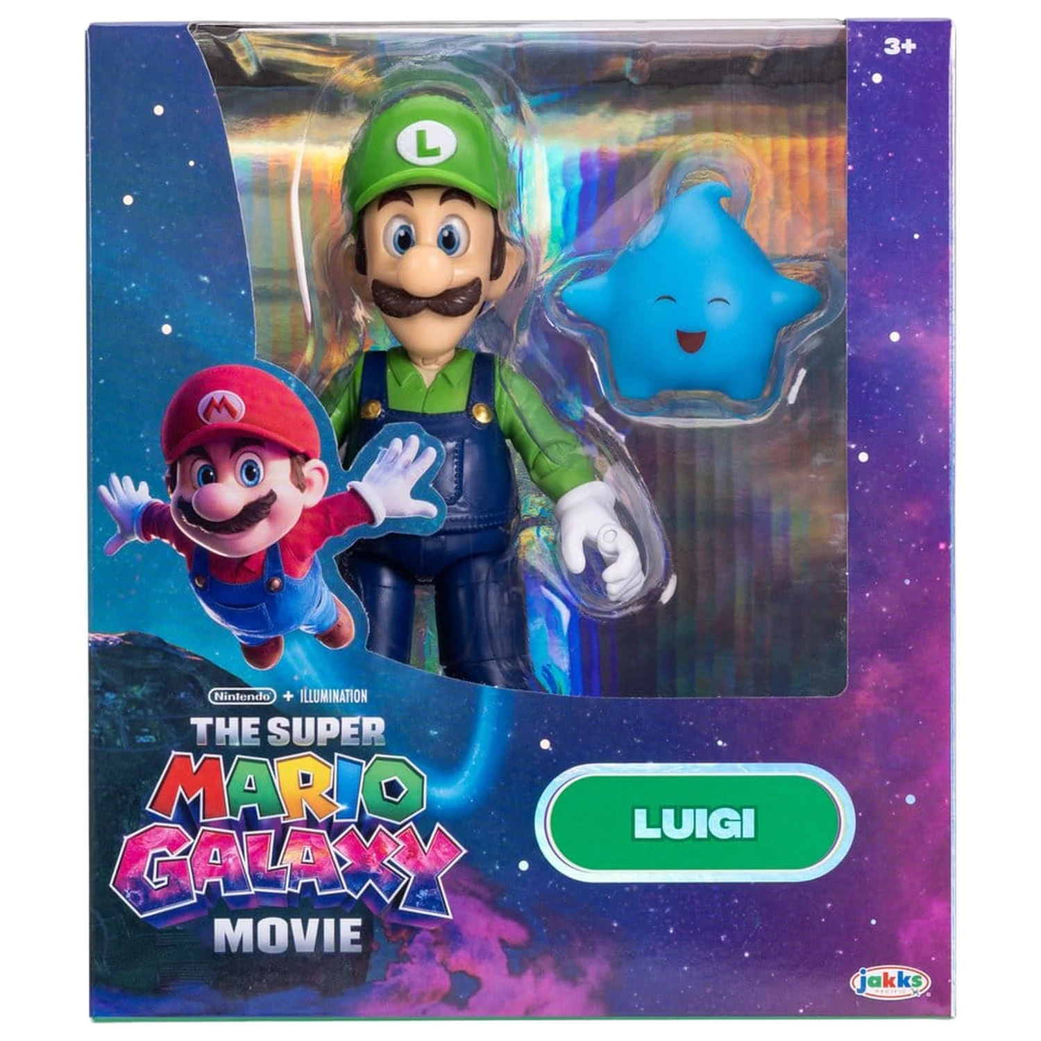 The Super Mario Galaxy Movie Action Figure Luigi 13 cm product photo