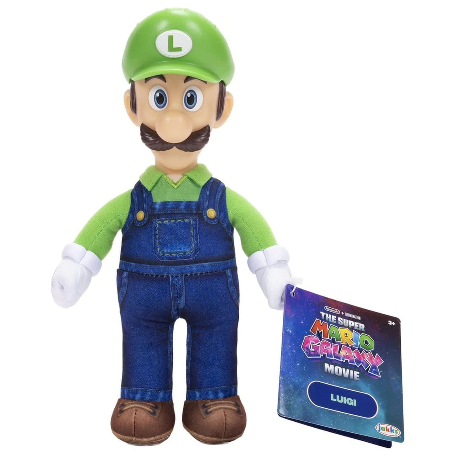 The Super Mario Galaxy Movie Plush Figure Luigi 23 cm product photo