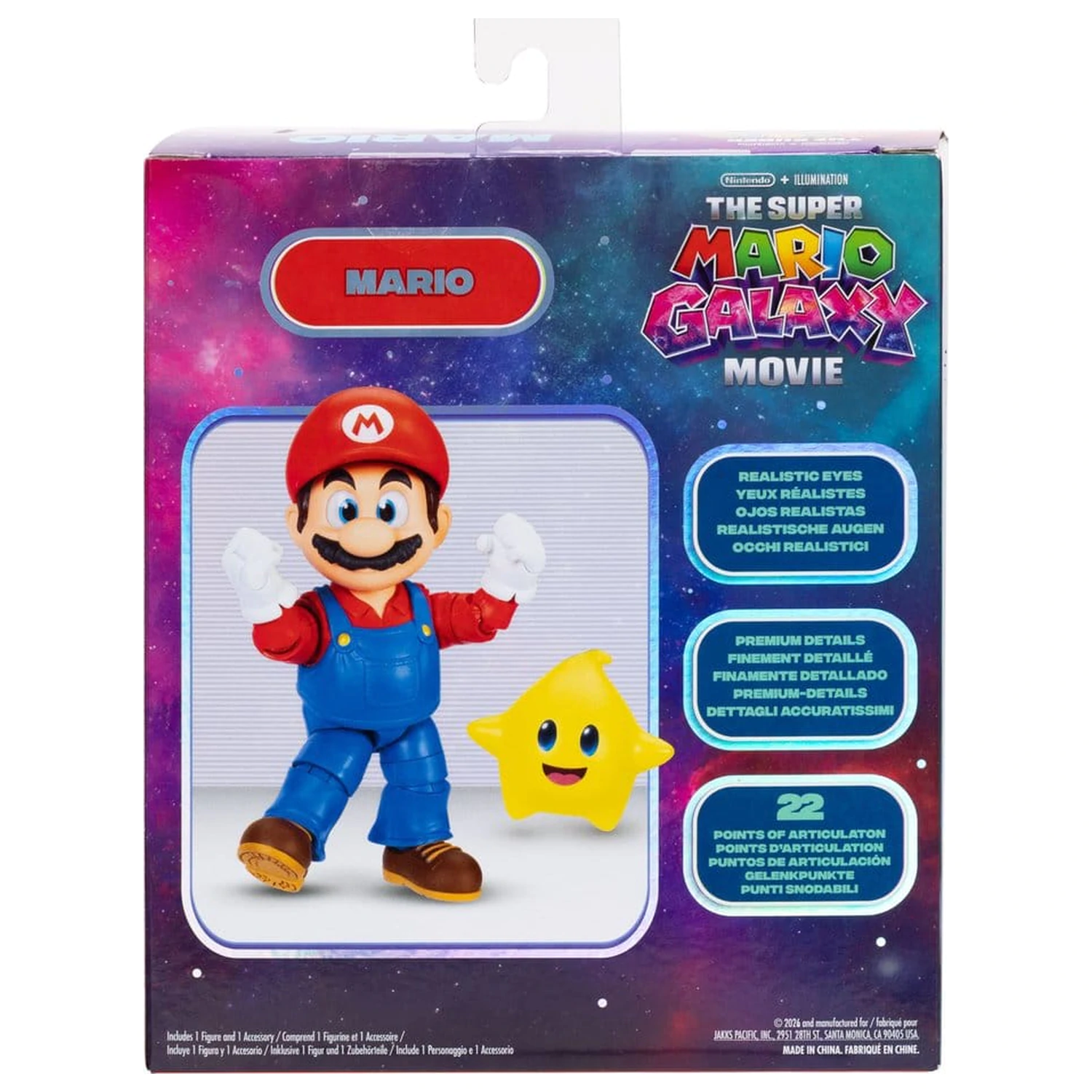 The Super Mario Galaxy Movie Action Figure Mario 13 cm product photo