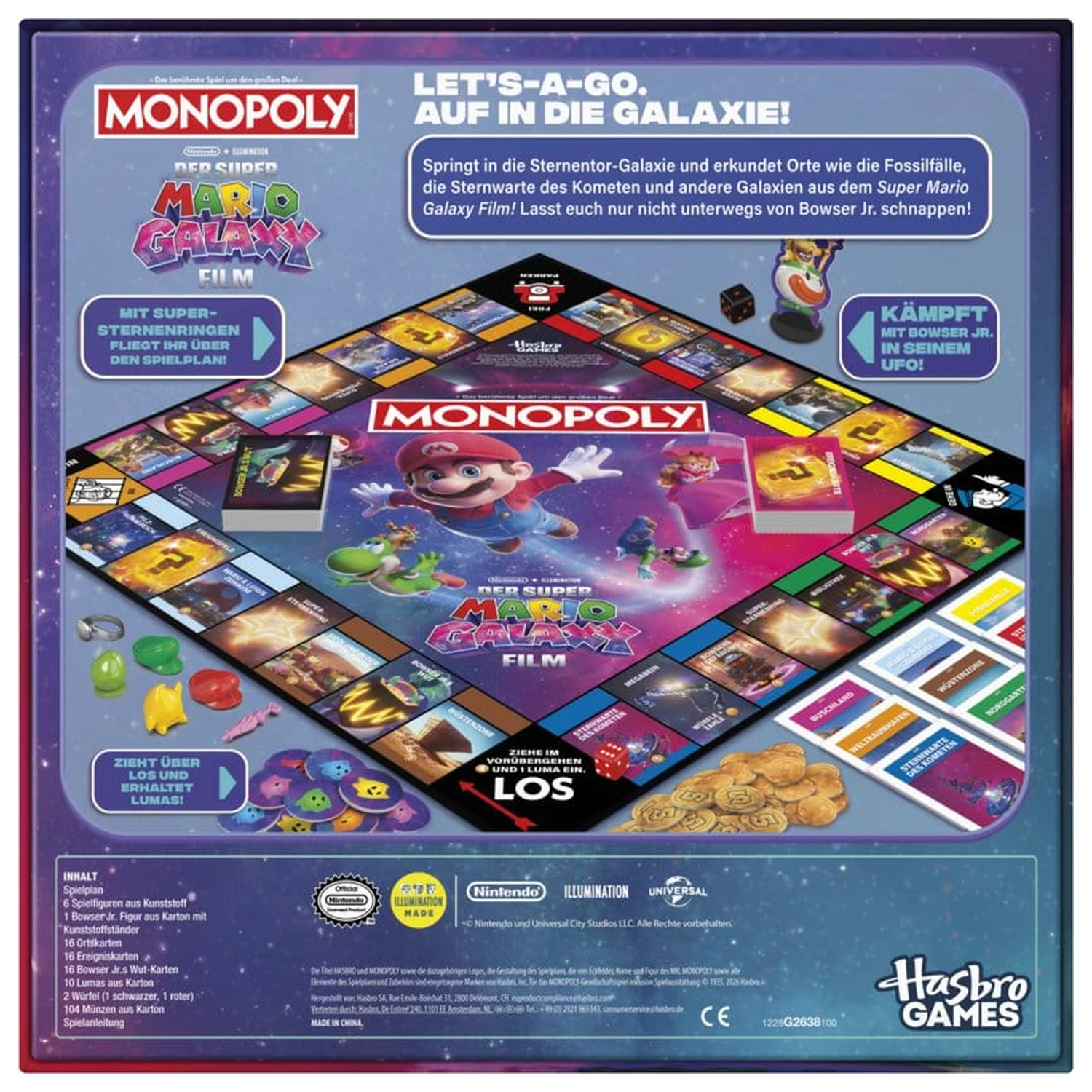The Super Mario Galaxy Movie Monopoly Board Game *German Version* product photo