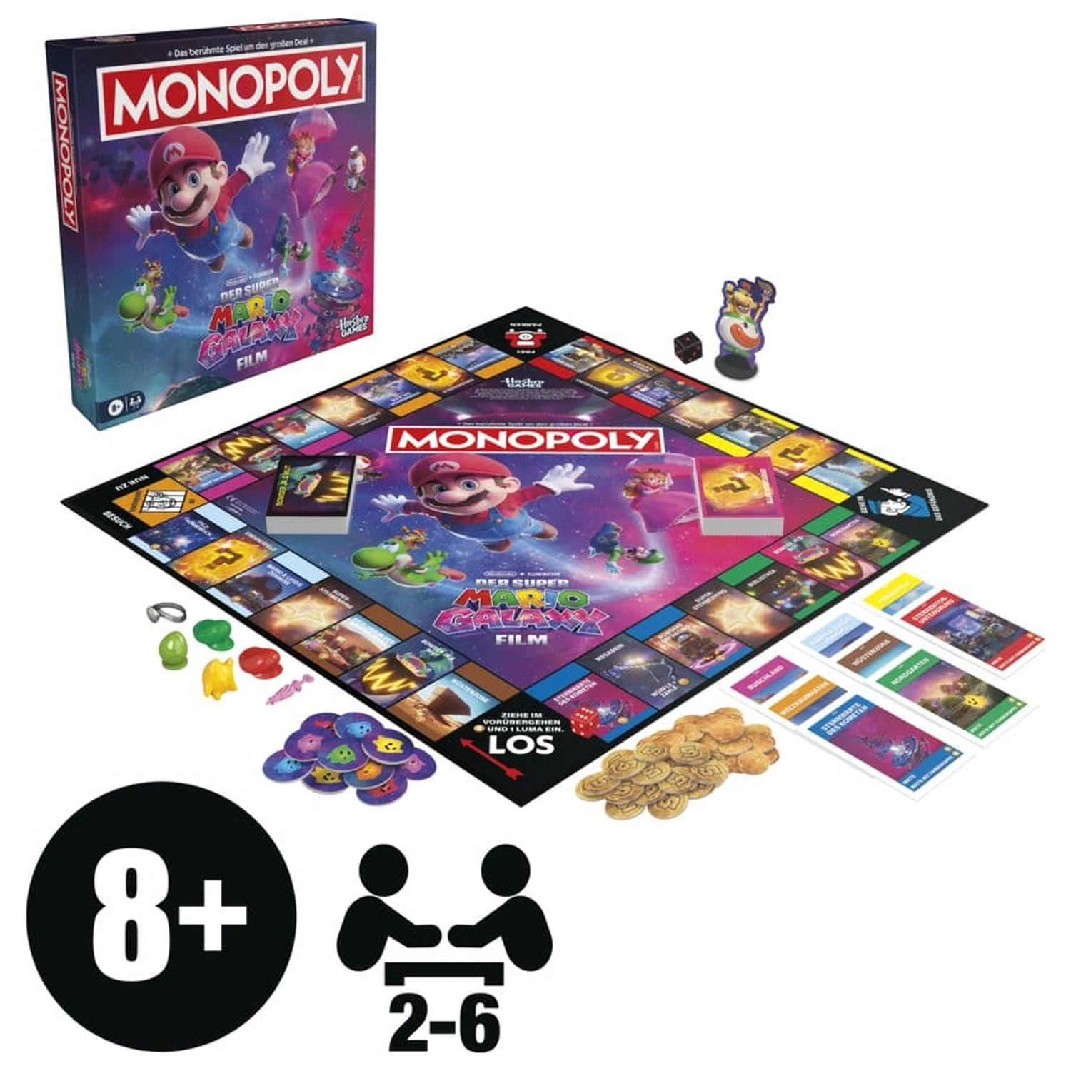 The Super Mario Galaxy Movie Monopoly Board Game *German Version* product photo