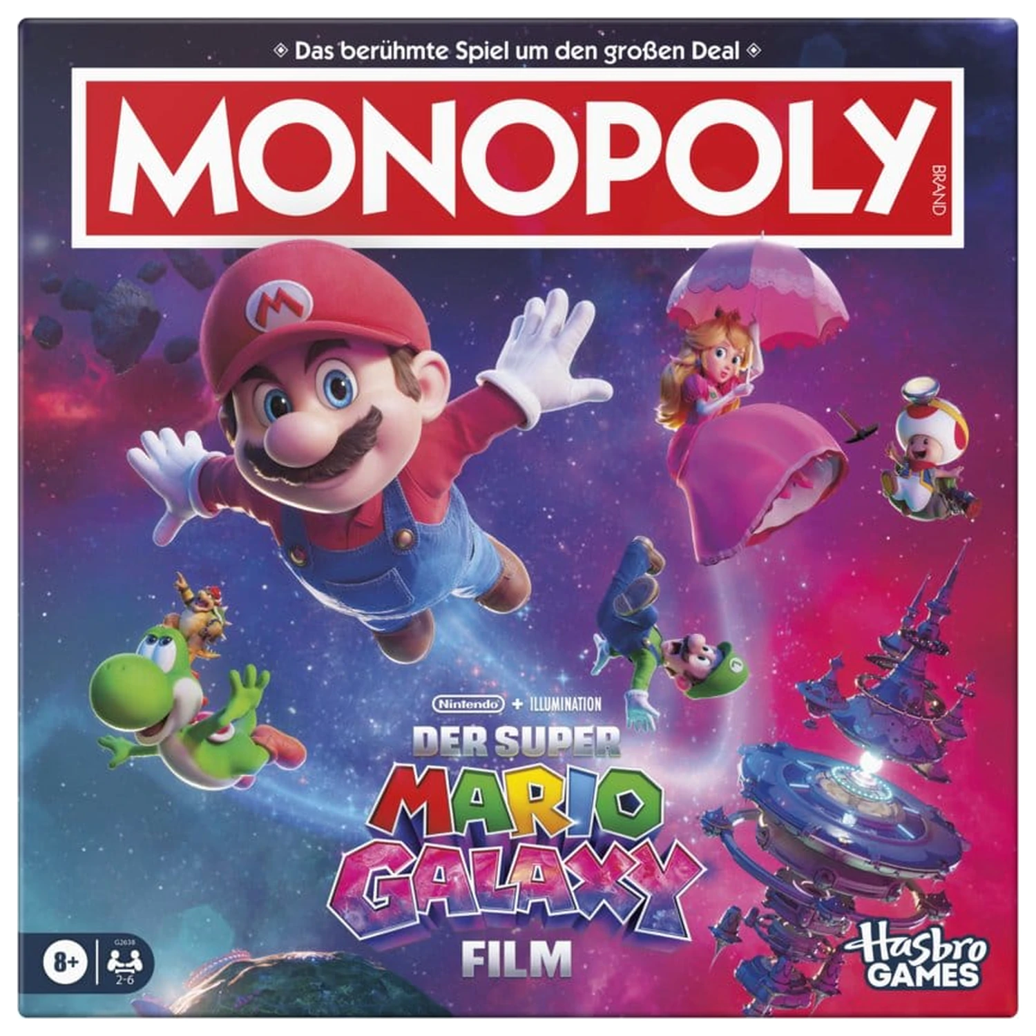 The Super Mario Galaxy Movie Monopoly Board Game *German Version* product photo