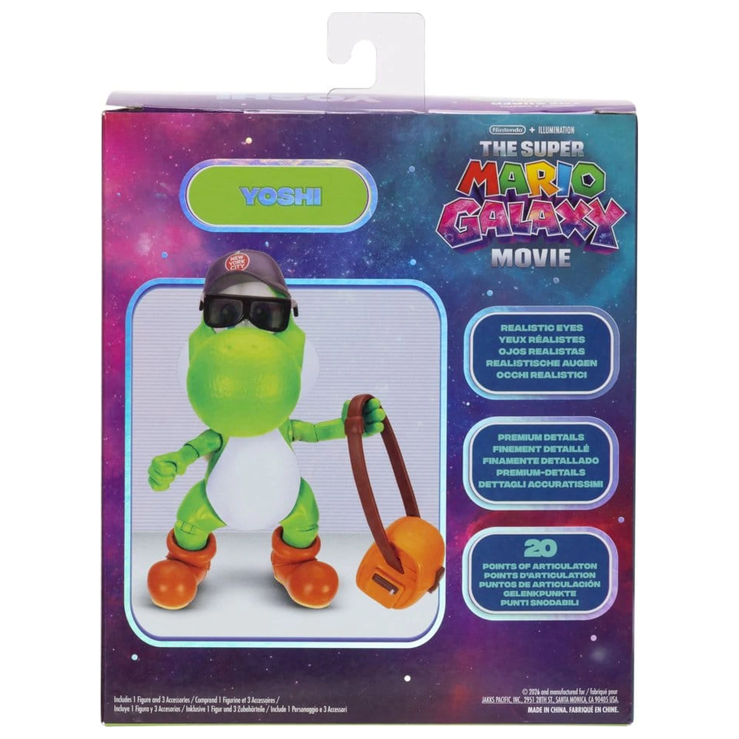 The Super Mario Galaxy Movie Action Figure Yoshi 13 cm product photo