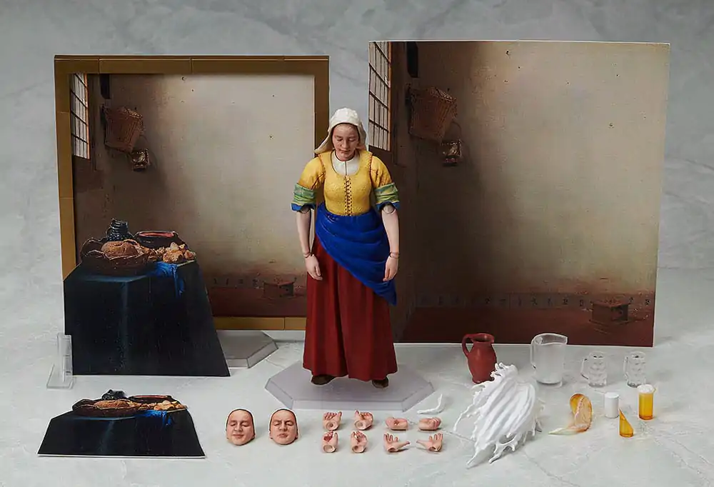 The Table Museum Figma Action Figure The Milkmaid by Vermeer 14 cm termékfotó