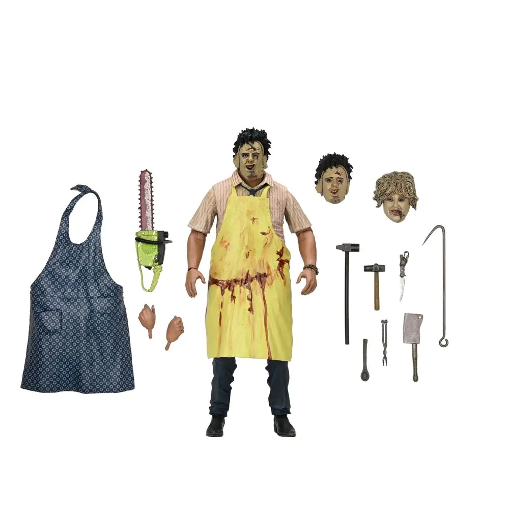 The Texas Chainsaw Massacre 50th Anniversary Leatherface figure 18cm product photo