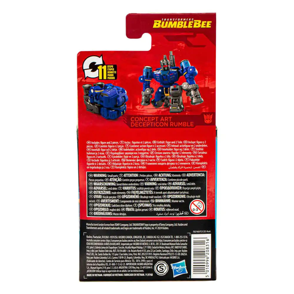 The Transformers: Bumblebee Studio Series Core Class Action Figure Concept Art Decepticon Rumble 9 cm product photo