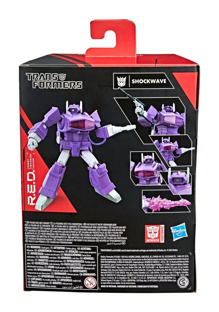The Transformers Generations R.E.D. Actionfigur Shockwave 15 cm product photo