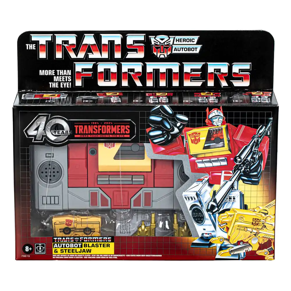 The Transformers Retro G1 Action Figure Autobot Blaster &amp; Steeljaw 18 cm product photo