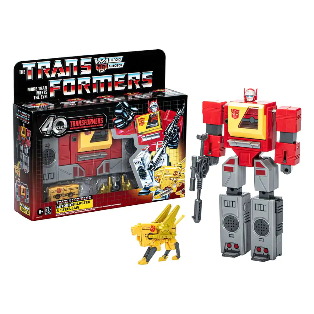 The Transformers Retro G1 Action Figure Autobot Blaster &amp; Steeljaw 18 cm product photo