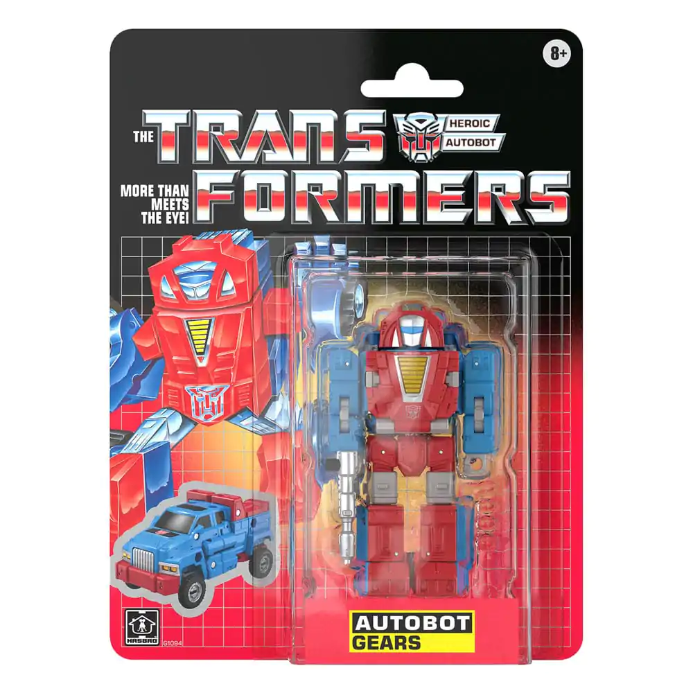 The Transformers Retro G1 Action Figure Autobot Gears 12 cm termékfotó