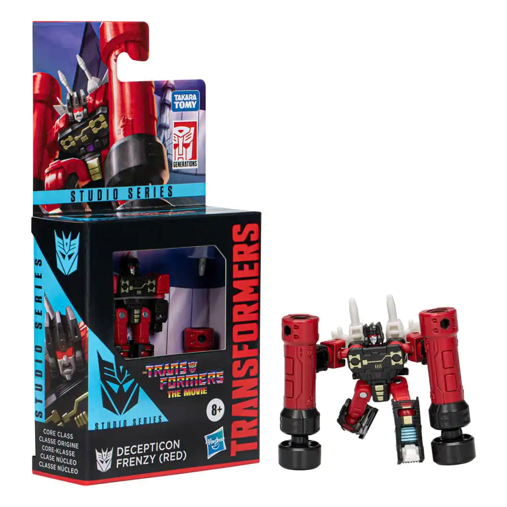 The Transformers: The Movie Generations Studio Series Core Class Action Figure Decpticon Frenzy (Red) 9 cm product photo