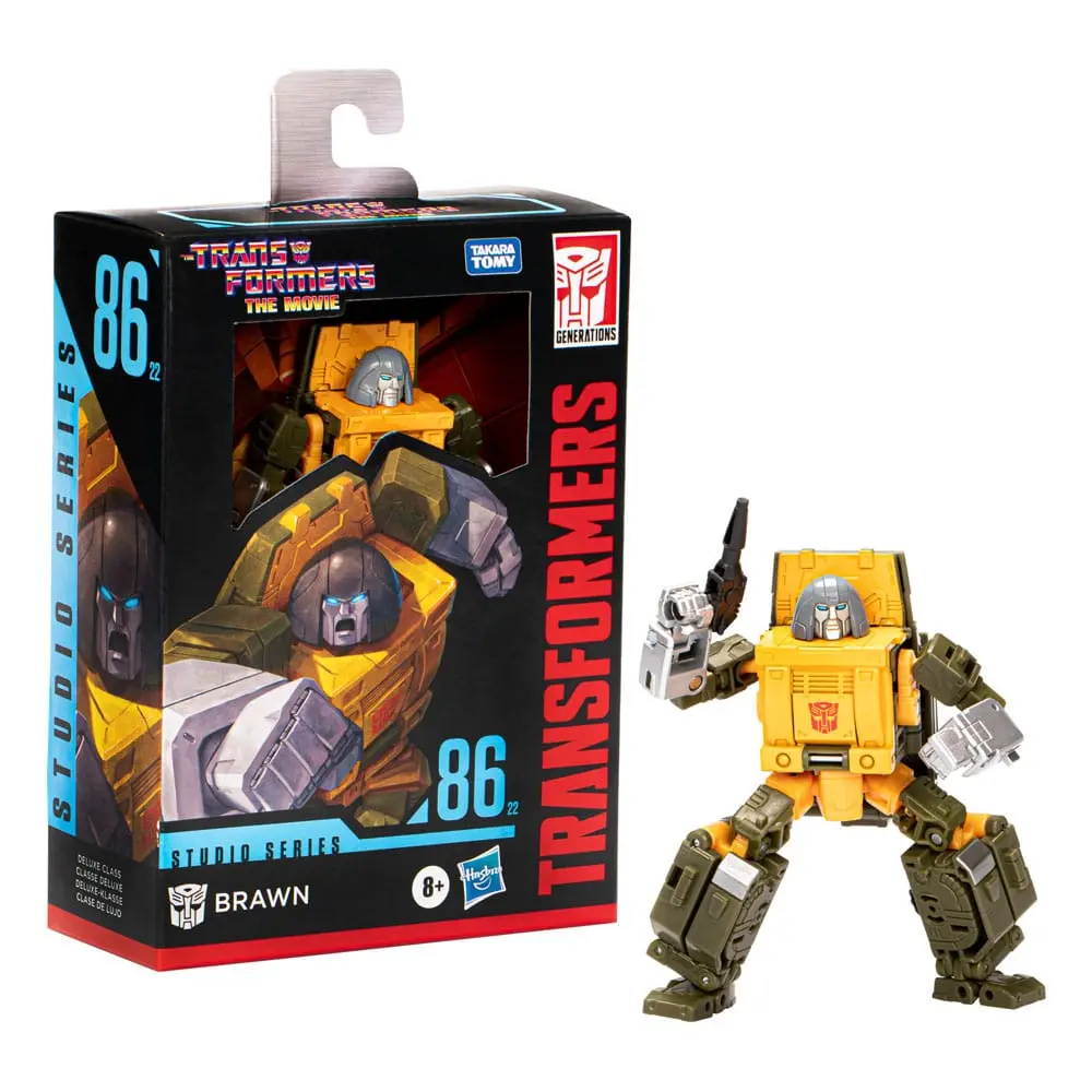 The Transformers: The Movie Generations Studio Series Deluxe Class Action Figure 86-22 Brawn 11 cm product photo