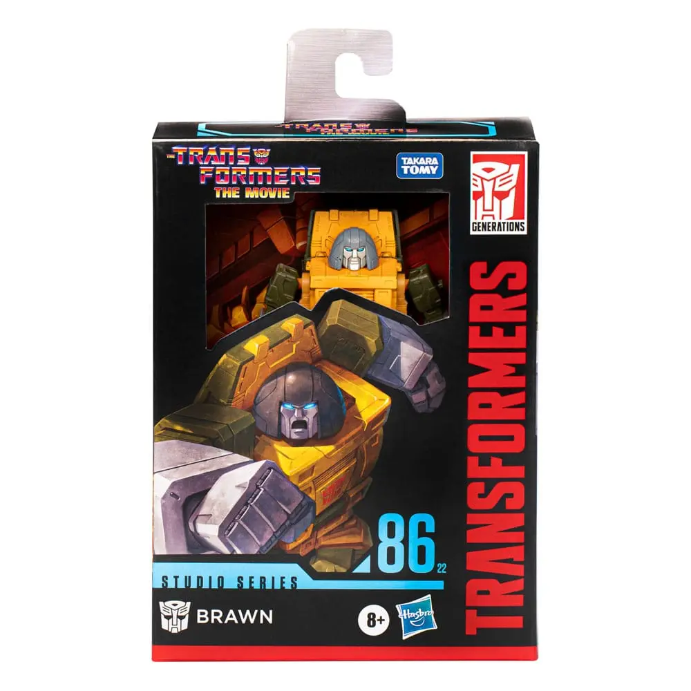 The Transformers: The Movie Generations Studio Series Deluxe Class Action Figure 86-22 Brawn 11 cm product photo