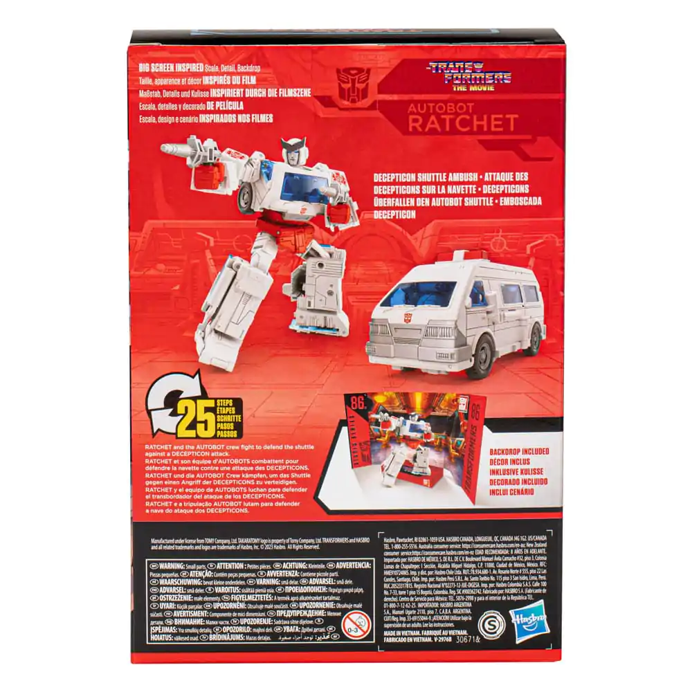 The Transformers: The Movie Generations Studio Series Voyager Class Action Figure 86-23 Autobot Ratchet 16 cm product photo