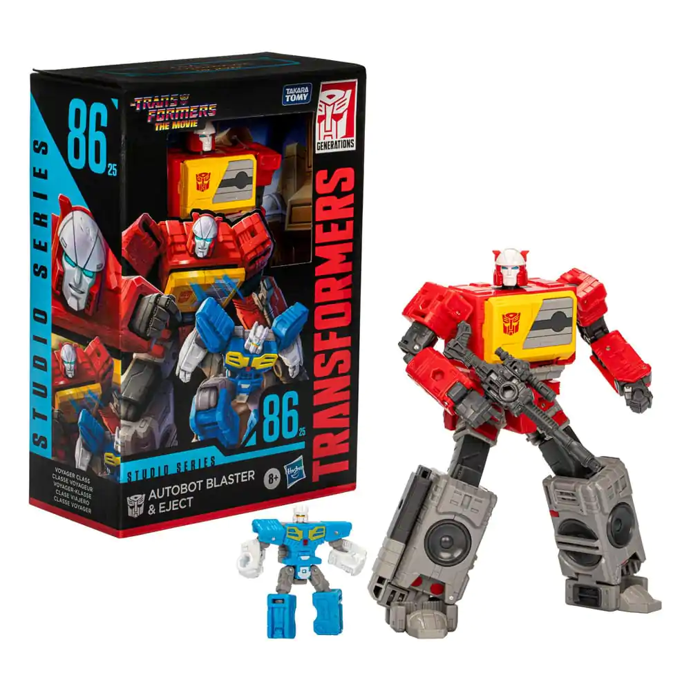 The Transformers: The Movie Generations Studio Series Voyager Class Action Figure Autobot Blaster & Eject 16 cm product photo