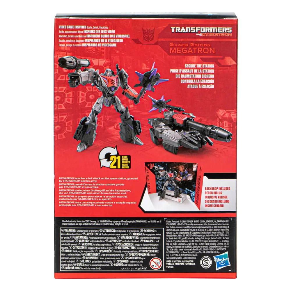 The Transformers: The Movie Generations Studio Series Voyager Class Action Figure Gamer Edition 04 Megatron 16 cm product photo