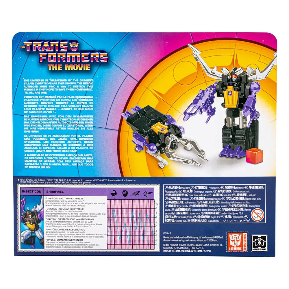The Transformers: The Movie Retro Action Figure Shrapnel 14 cm termékfotó