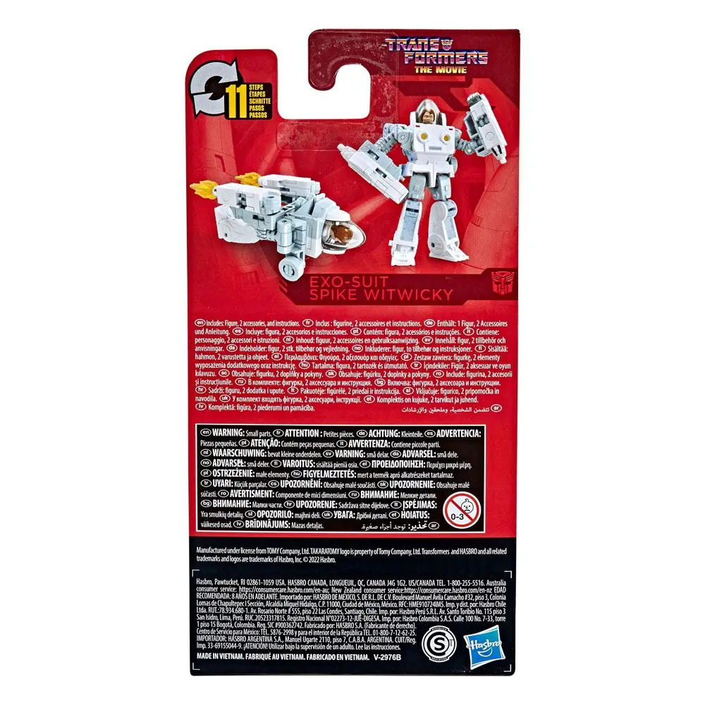 The Transformers: The Movie Studio Series Core Class Action Figure 2022 Exo-Suit Spike Witwicky 9 cm product photo