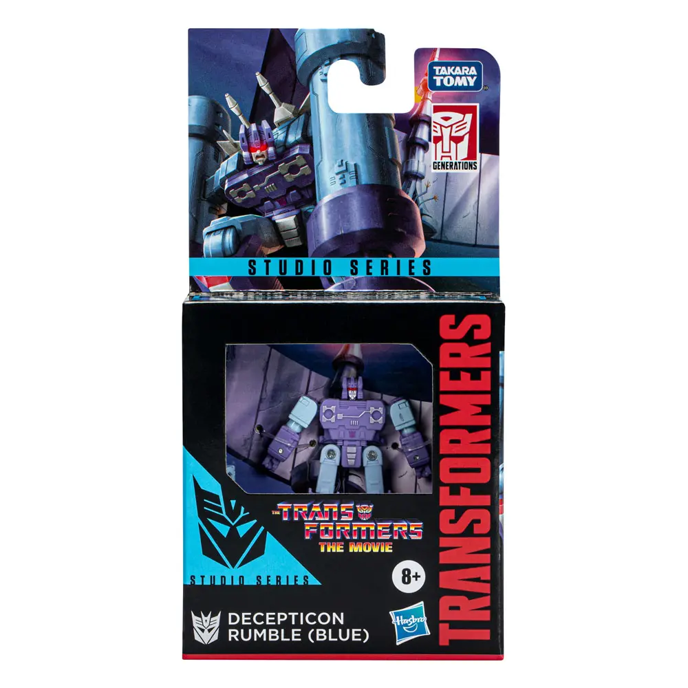 The Transformers: The Movie Studio Series Core Class Action Figure Decepticon Rumble (Blue) 9 cm product photo