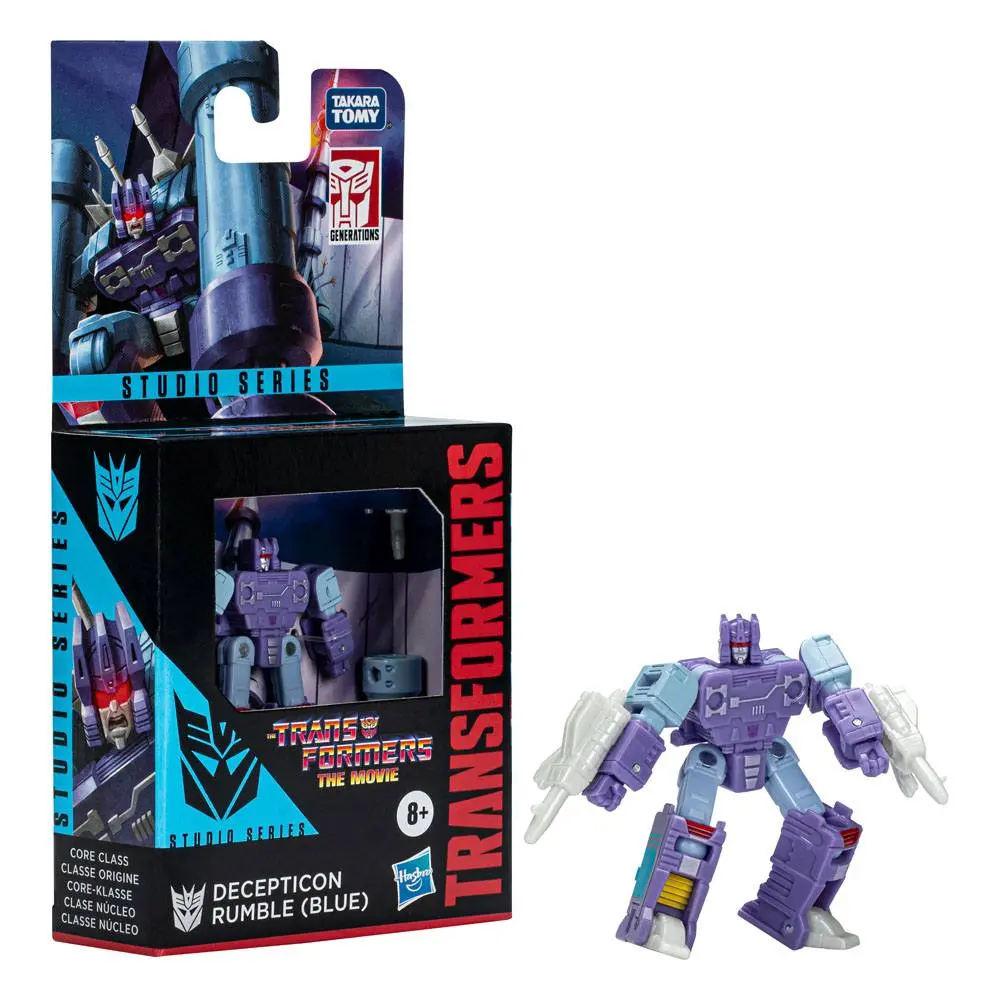 The Transformers: The Movie Studio Series Core Class Action Figure Decepticon Rumble (Blue) 9 cm product photo