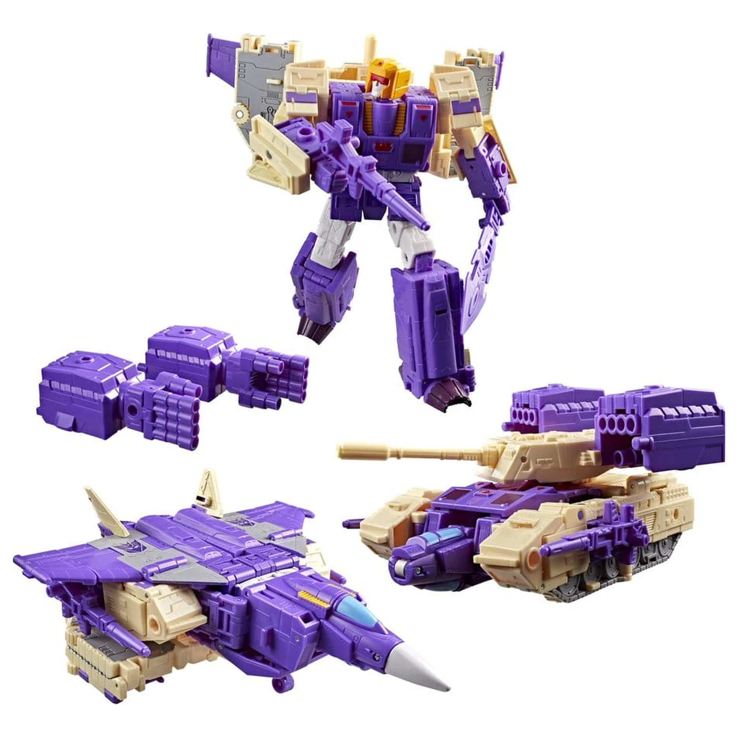 The Transformers: The Movie Studio Series Leader Class Action Figure Blitzwing 18 cm product photo