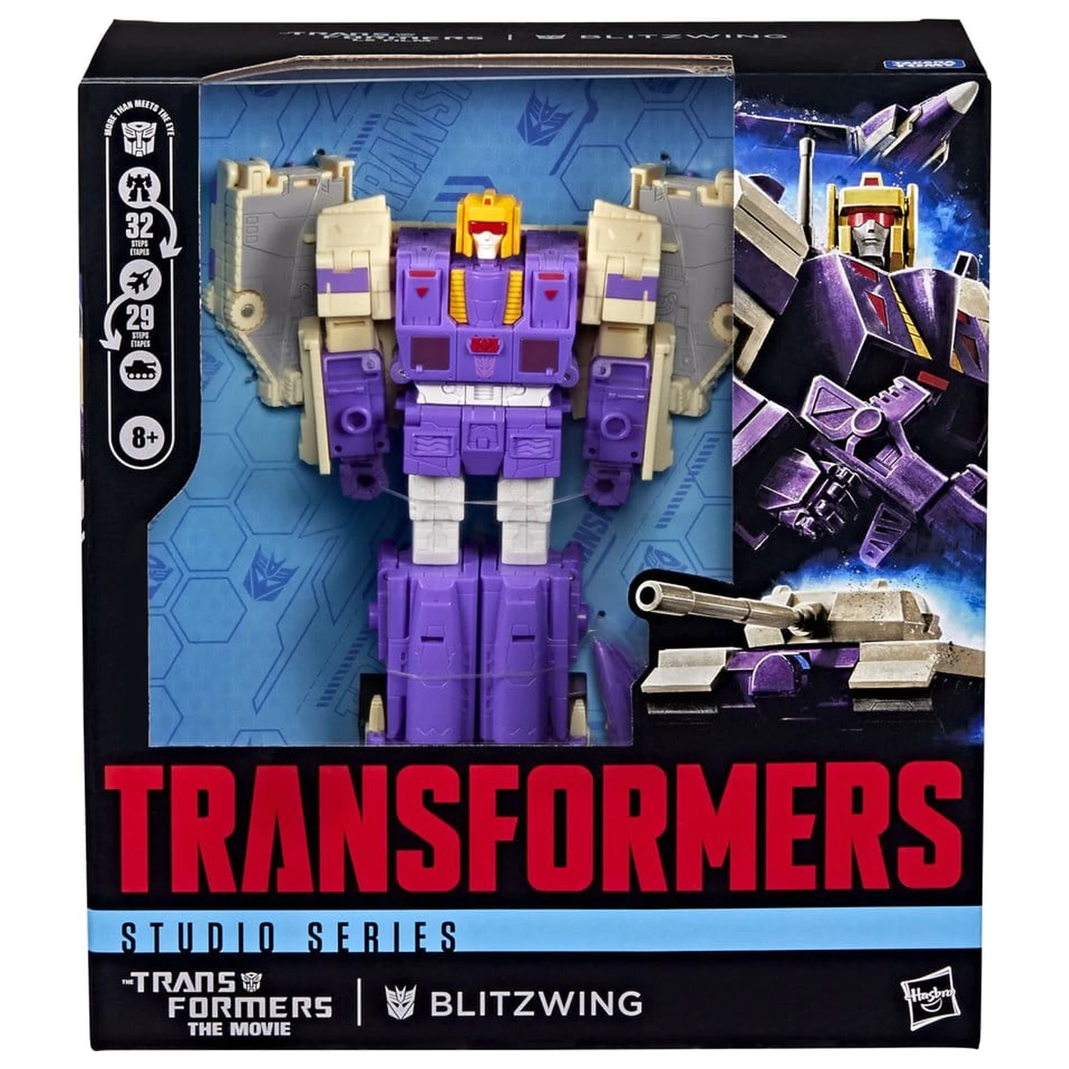 The Transformers: The Movie Studio Series Leader Class Action Figure Blitzwing 18 cm product photo