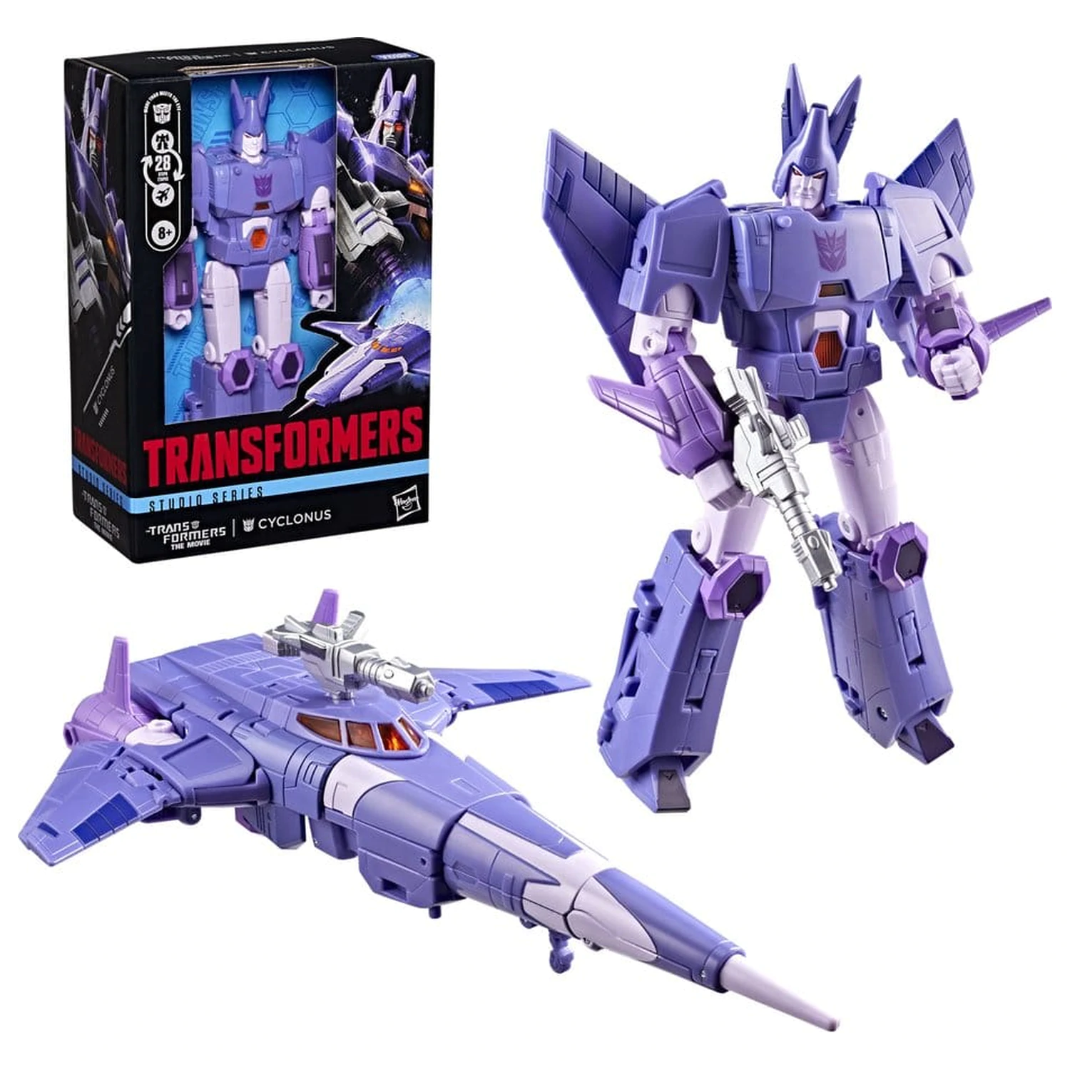 The Transformers: The Movie Studio Series Voyager Class Action Figure Cyclonus 20 cm product photo