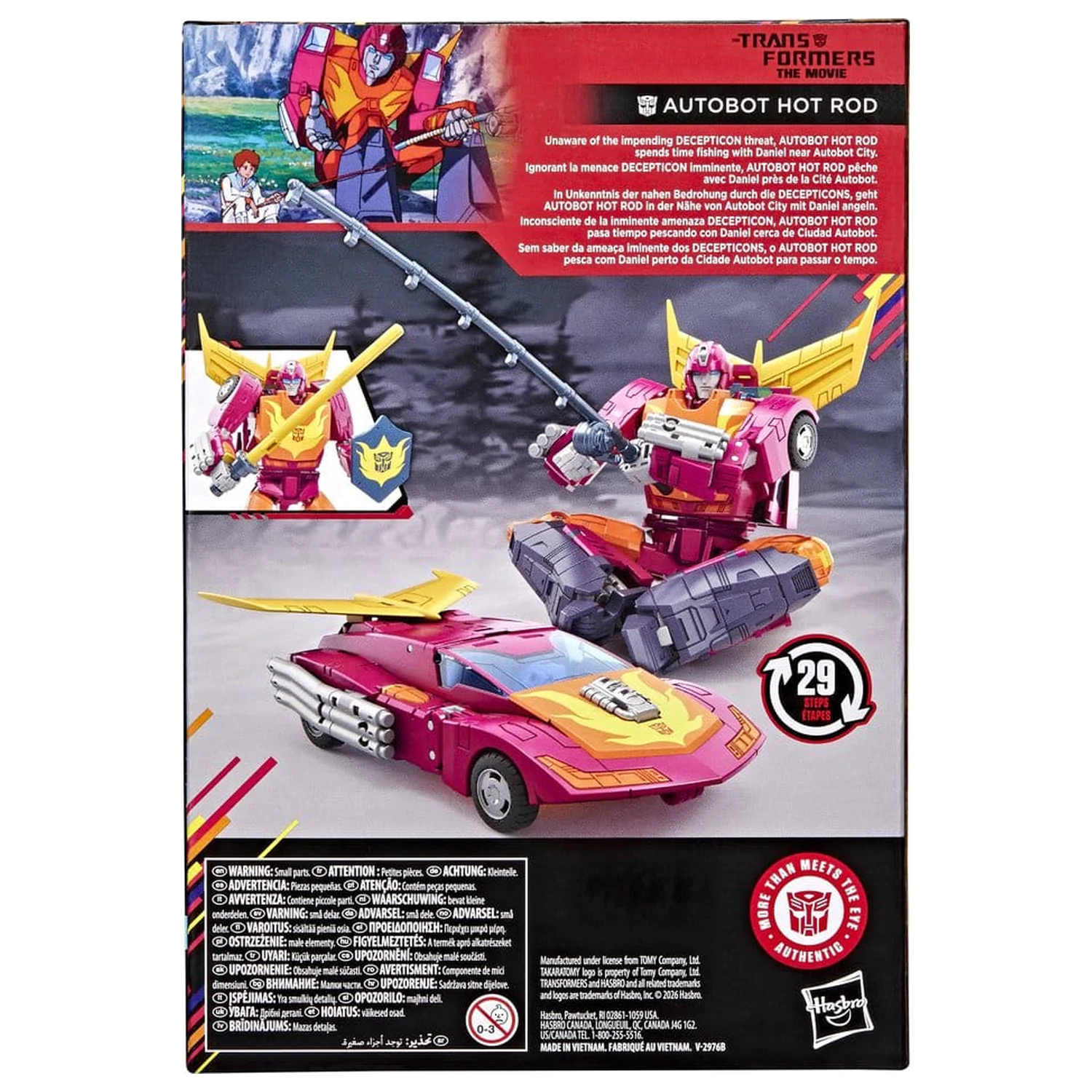 The Transformers: The Movie Studio Series Voyager Class Action Figure MTMTE Collection: Autobot Hot Rod 14 cm product photo