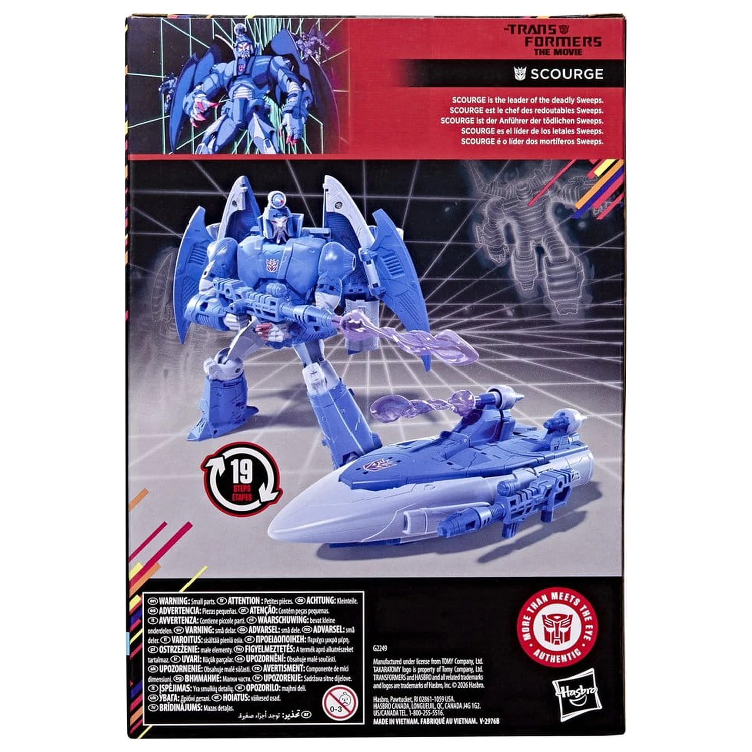 The Transformers: The Movie Studio Series Voyager Class Action Figure MTMTE Collection: Scourge 17 cm product photo