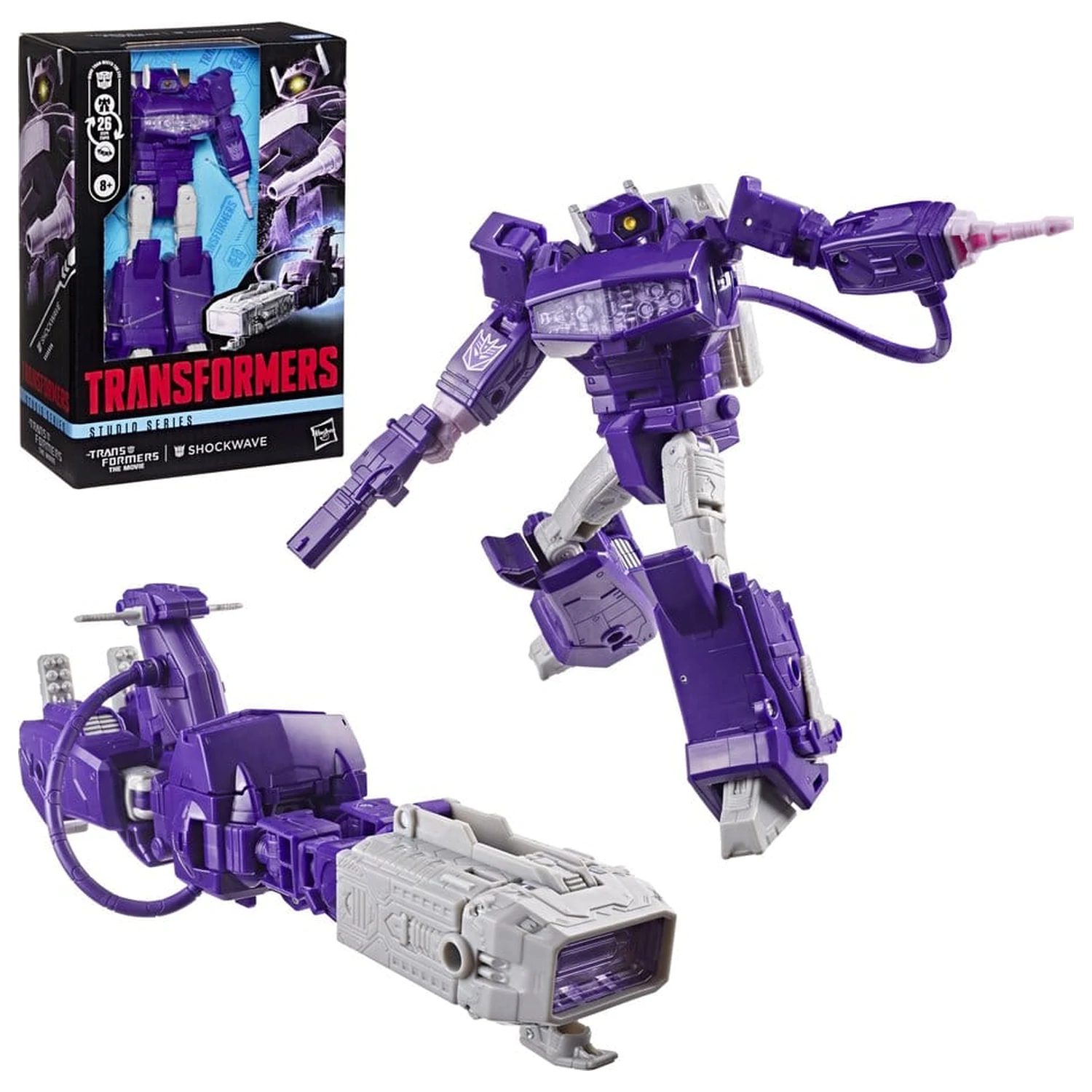 The Transformers: The Movie Studio Series Voyager Class Action Figure Shockwave 17 cm product photo