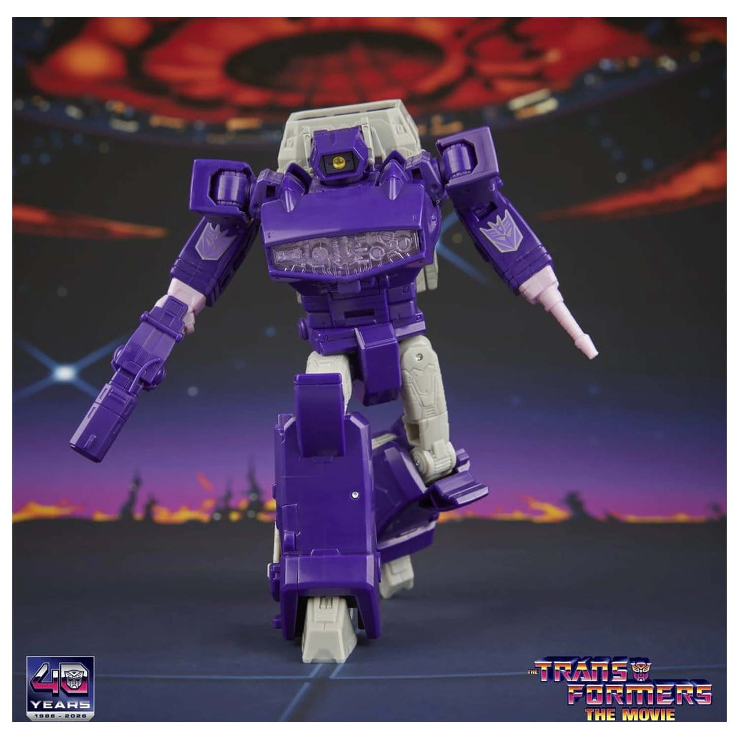 The Transformers: The Movie Studio Series Voyager Class Action Figure Shockwave 17 cm product photo