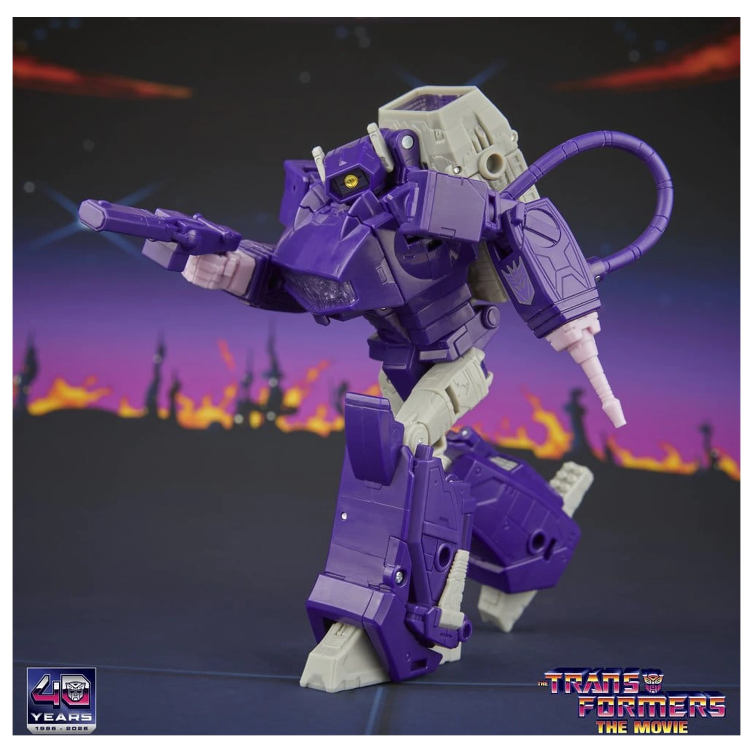 The Transformers: The Movie Studio Series Voyager Class Action Figure Shockwave 17 cm product photo