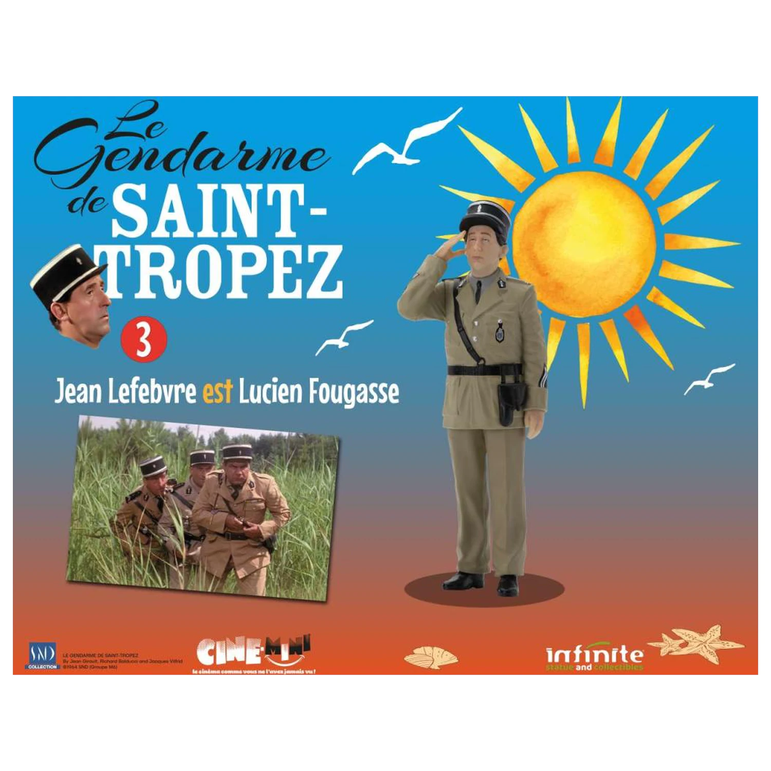 The Troops of St. Tropez Lucien Fougasse Figure 10cm product photo