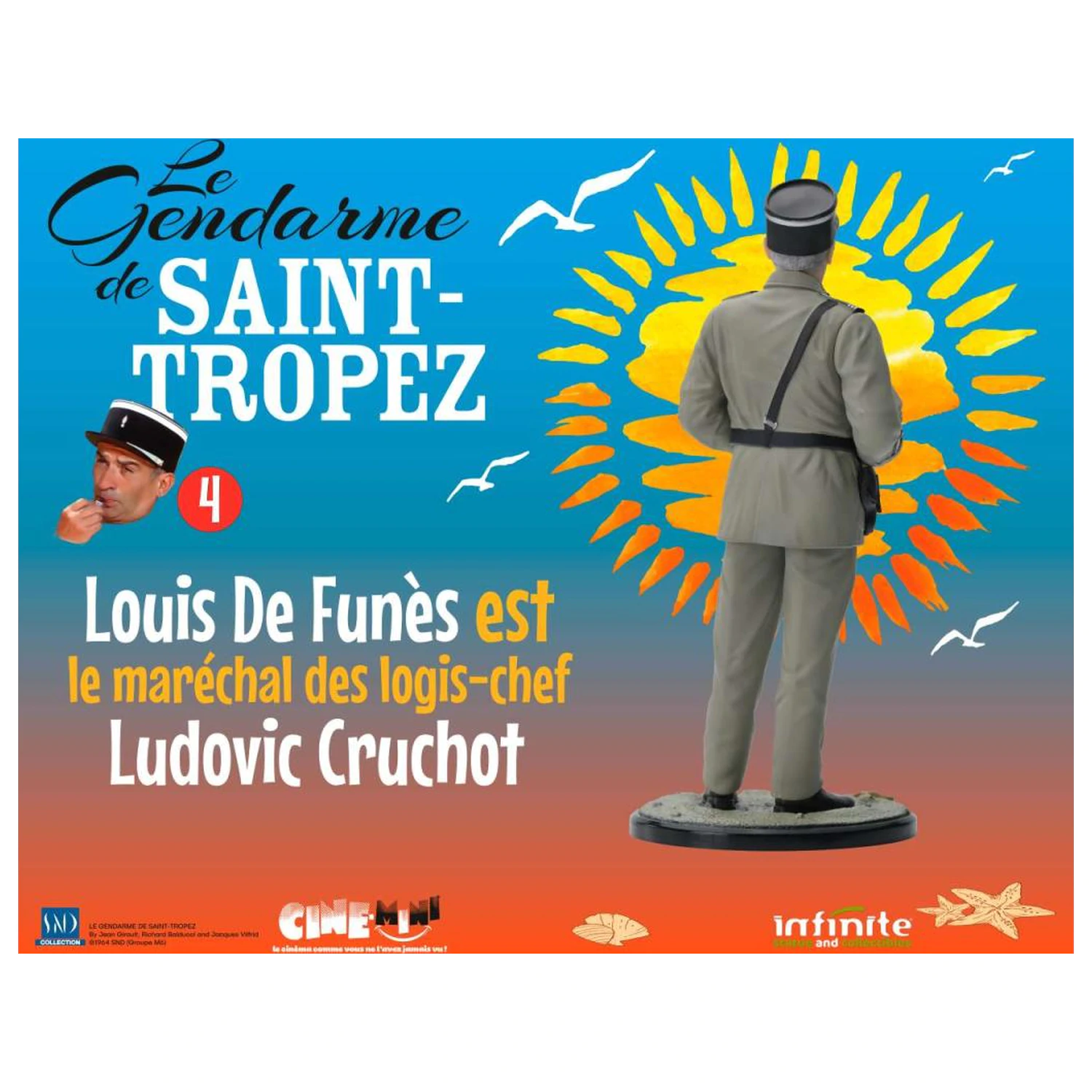 The Troops of St. Tropez Ludovic Cruchot Figure 16 cm product photo