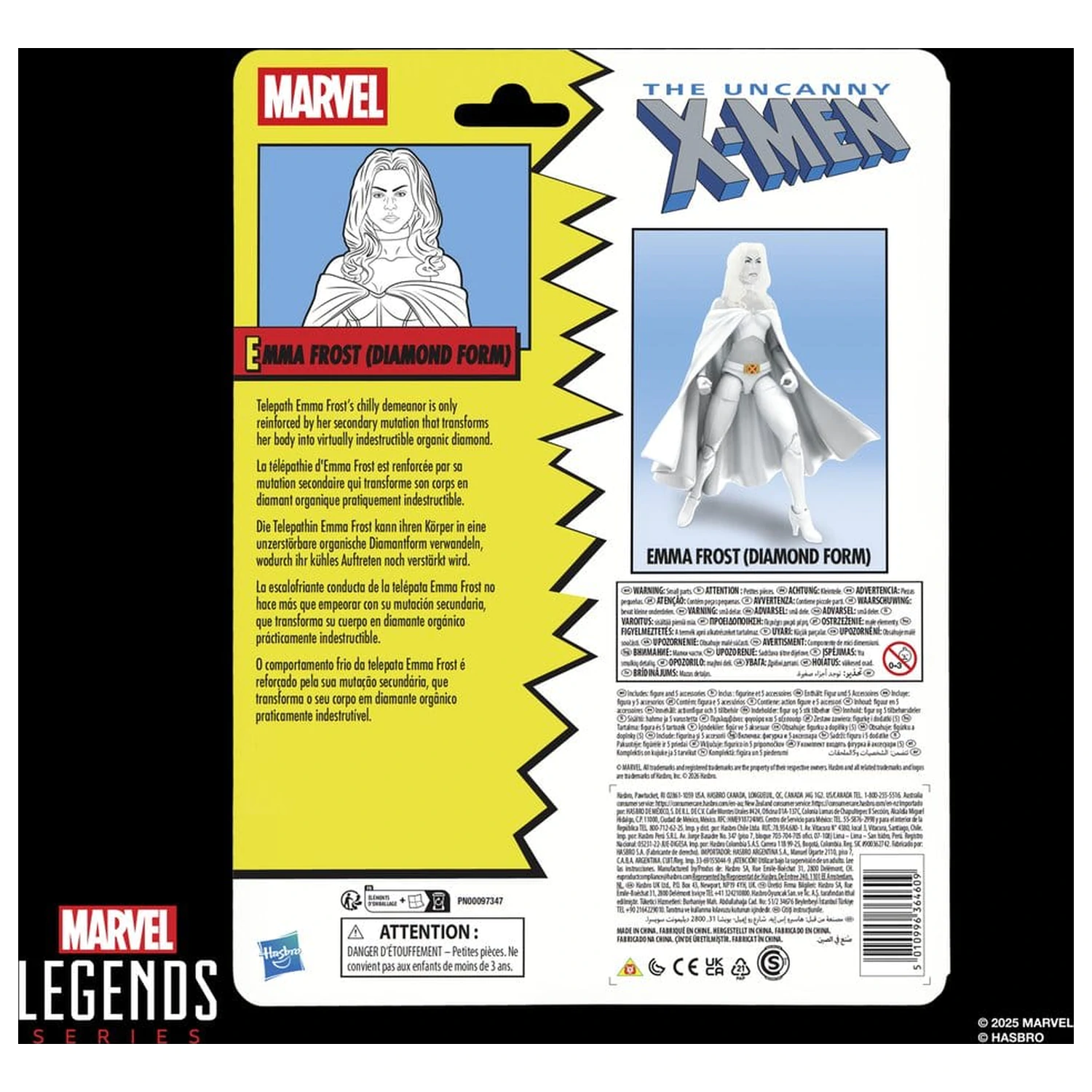 The Uncanny X-Men Marvel Legends Action Figure Emma Frost (Diamond Form) 15 cm product photo