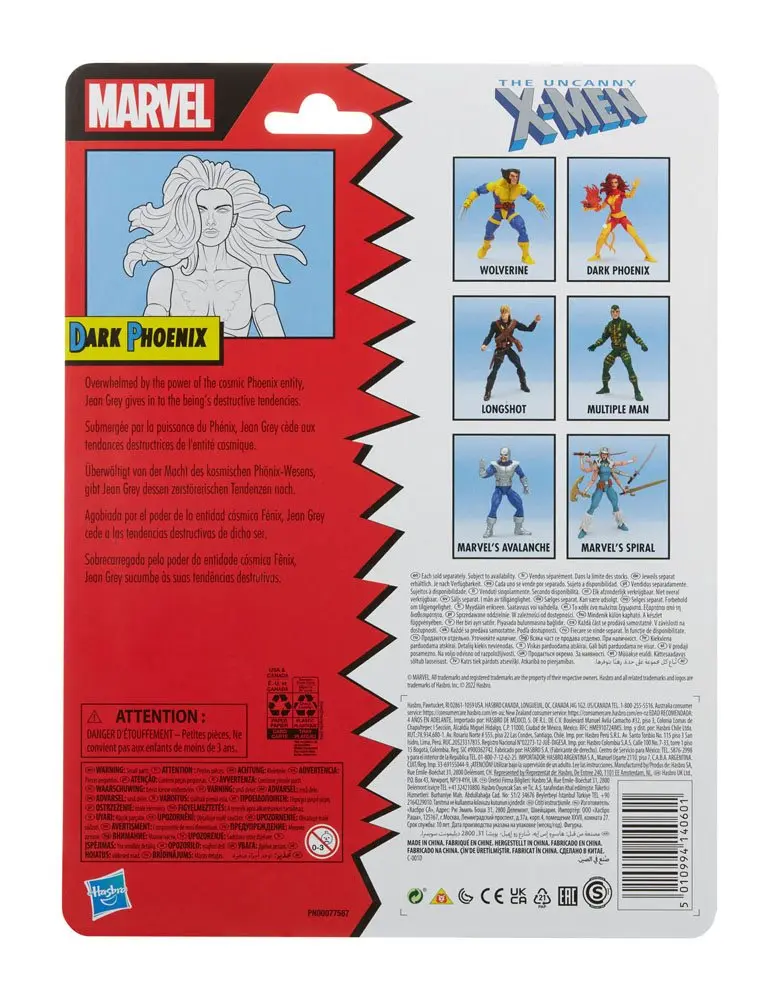 The Uncanny X-Men Marvel Legends Action Figure Dark Phoenix 15 cm product photo