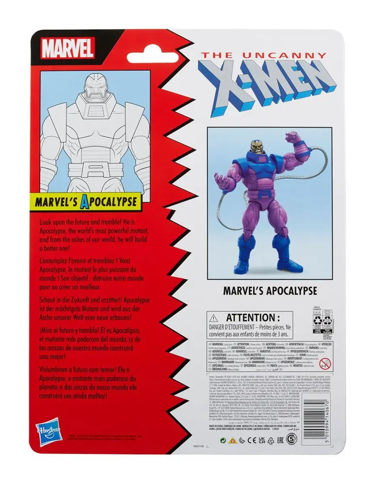 The Uncanny X-Men Marvel Legends Retro Action Figure 2022 Marvel's Apocalypse 15 cm product photo