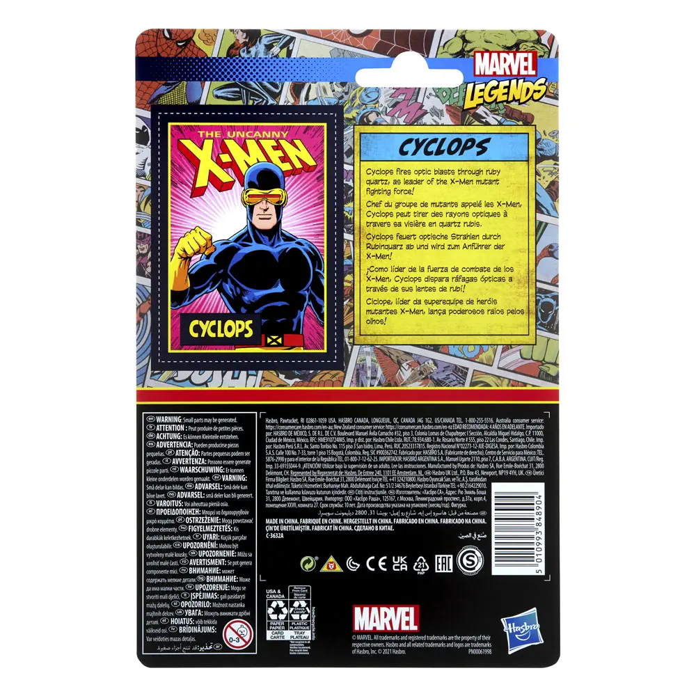 The Uncanny X-Men Marvel Legends Retro Collection Action Figure Cyclops 10 cm product photo