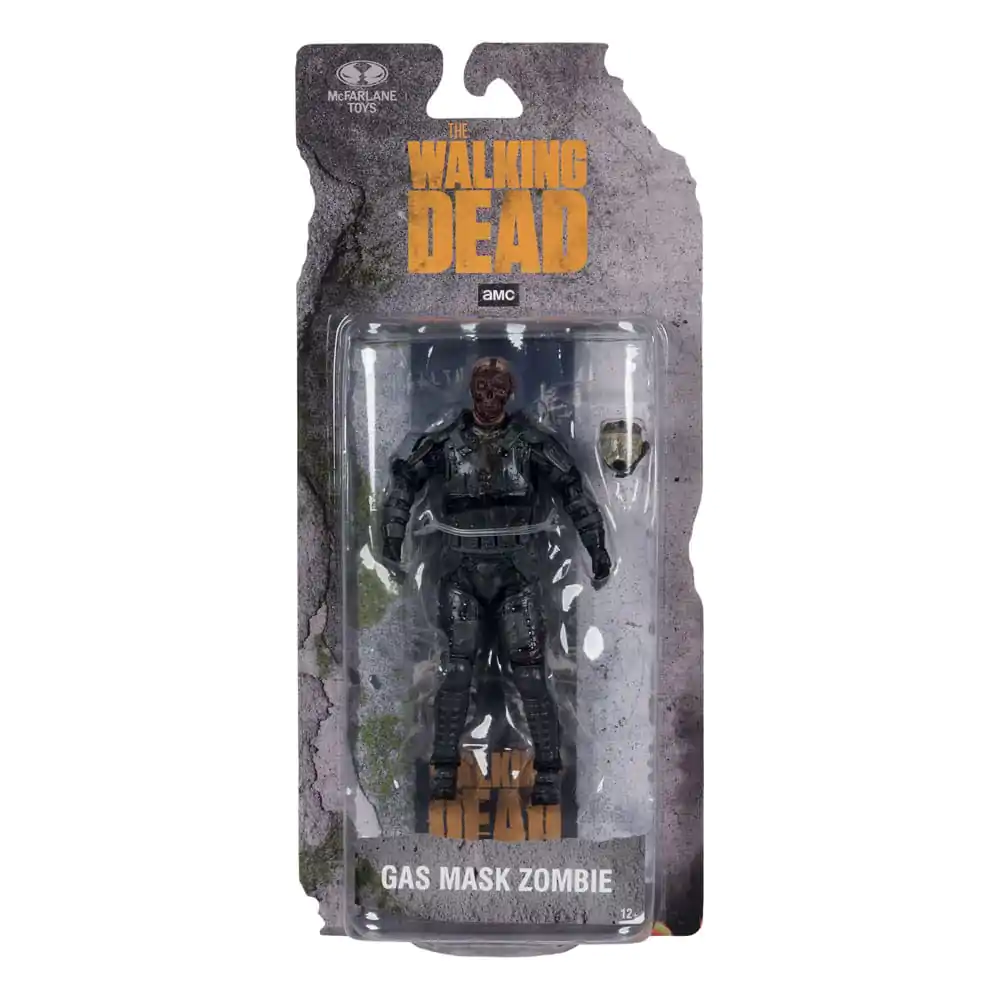 The Walking Dead  Action Figure Gas Mask Zombie (Season 4) 13 cm product photo