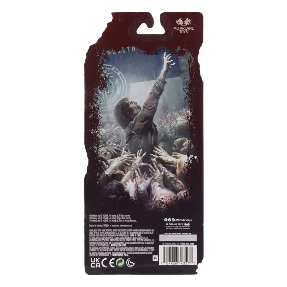 The Walking Dead  Action Figure Gas Mask Zombie (Season 4) 13 cm product photo