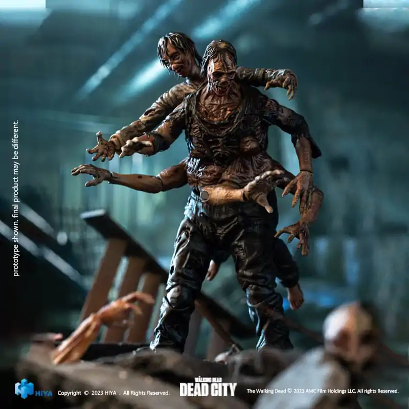 The Walking Dead Exquisite Mini Action Figure 1/18 Dead City Walker King 11 cm termékfotó