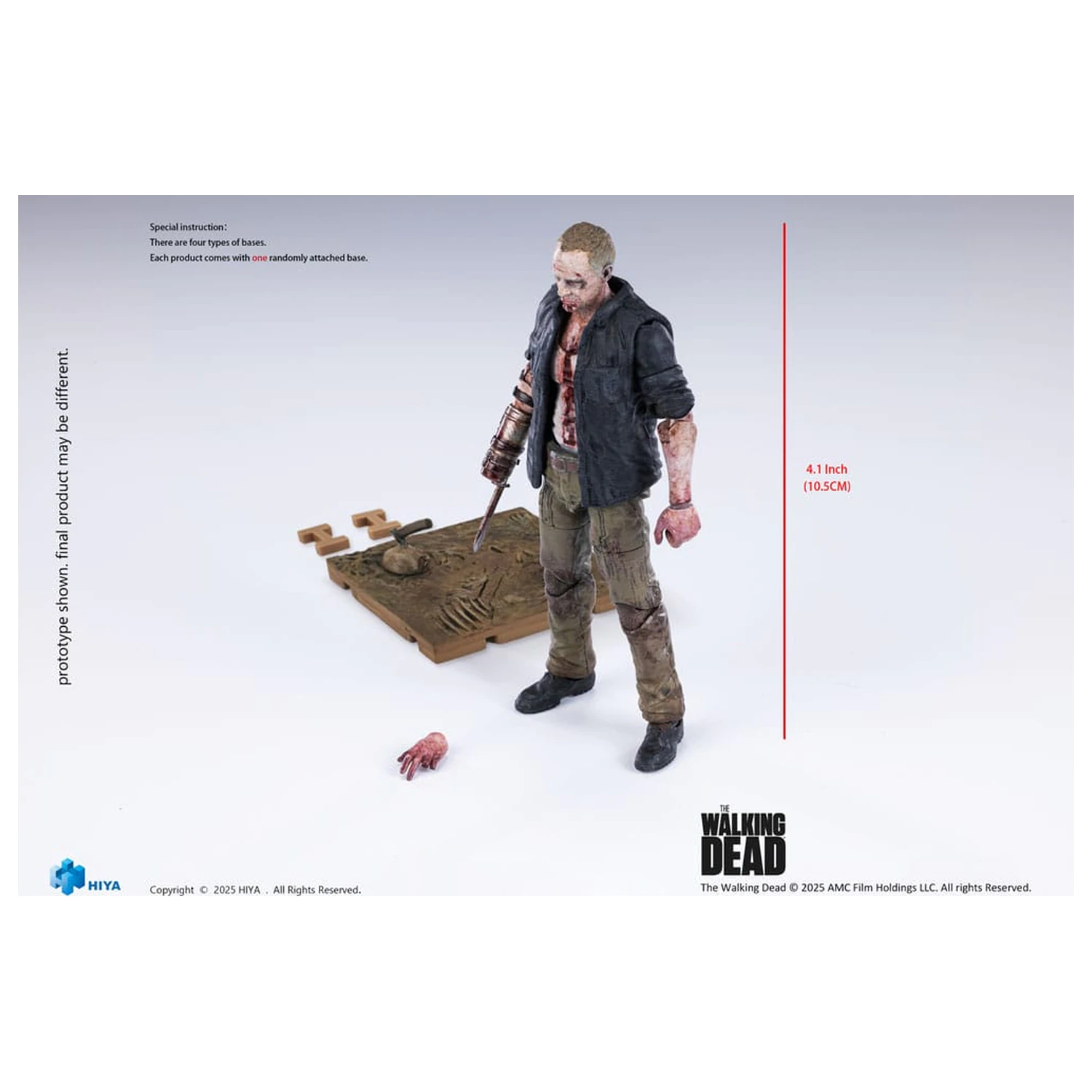 The Walking Dead Exquisite Mini Series  Action Figure 1/18 Merle 11 cm product photo