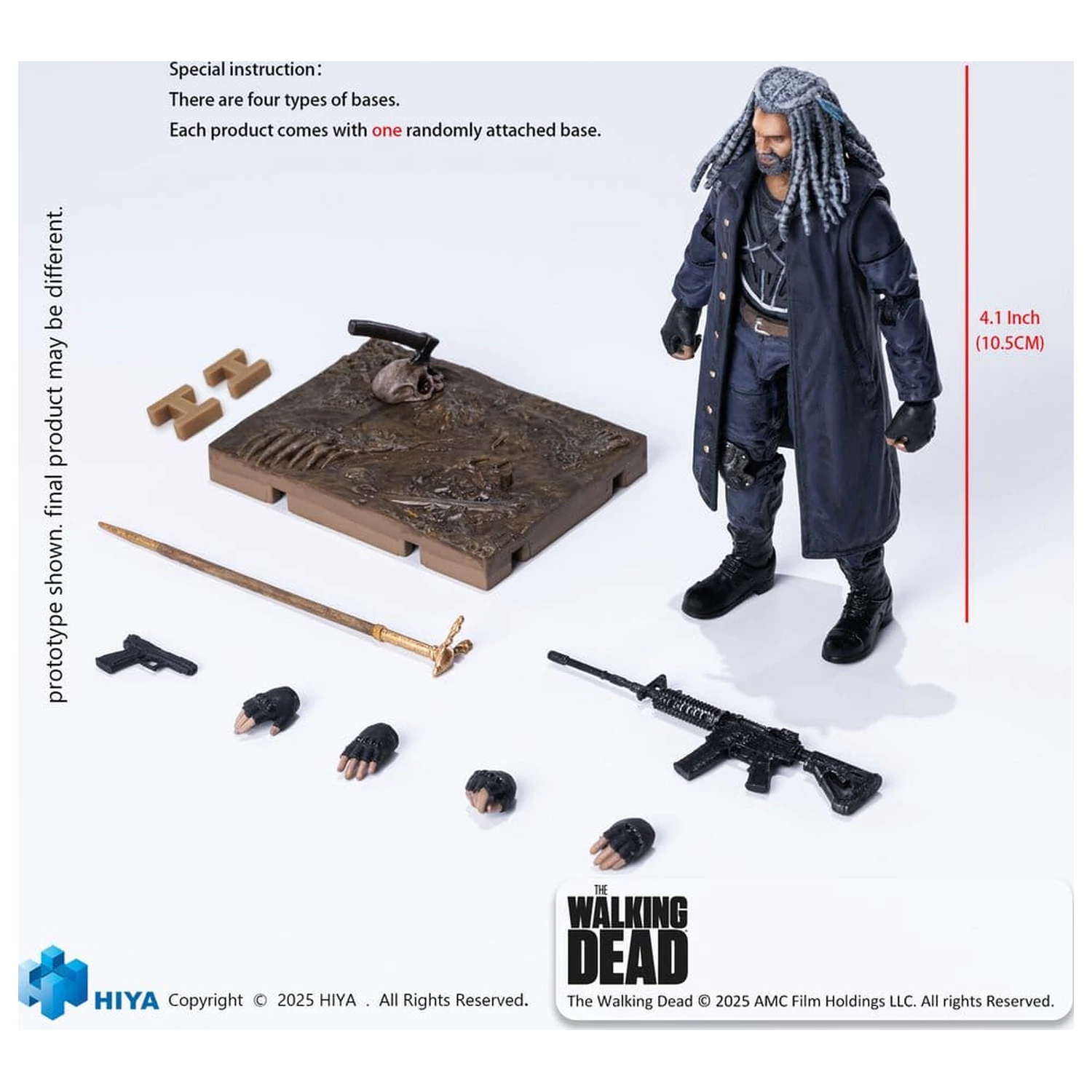 The Walking Dead Exquisite Mini Series action figure 1/18 Ezekiel 11 cm   product photo