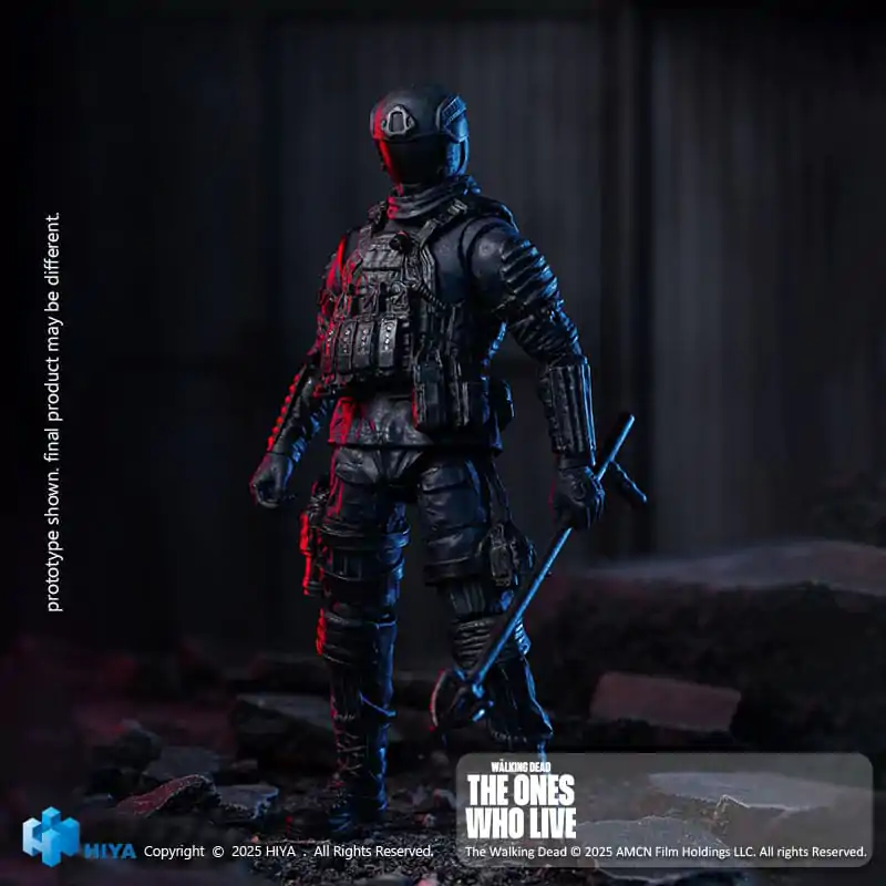 The Walking Dead: The Ones Who Lived Exquisite Mini Action Figure 1/18 CRM Soldier 10 cm product photo