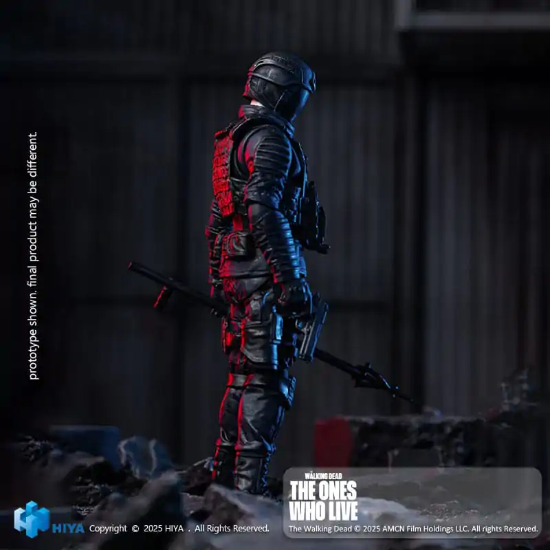 The Walking Dead: The Ones Who Lived Exquisite Mini Action Figure 1/18 CRM Soldier 10 cm product photo