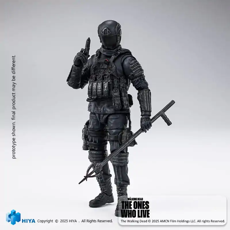 The Walking Dead: The Ones Who Lived Exquisite Mini Action Figure 1/18 CRM Soldier 10 cm product photo