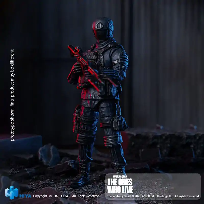 The Walking Dead: The Ones Who Lived Exquisite Mini Action Figure 1/18 CRM Soldier 10 cm product photo