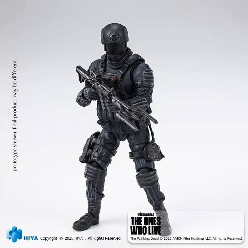The Walking Dead: The Ones Who Lived Exquisite Mini Action Figure 1/18 CRM Soldier 10 cm product photo